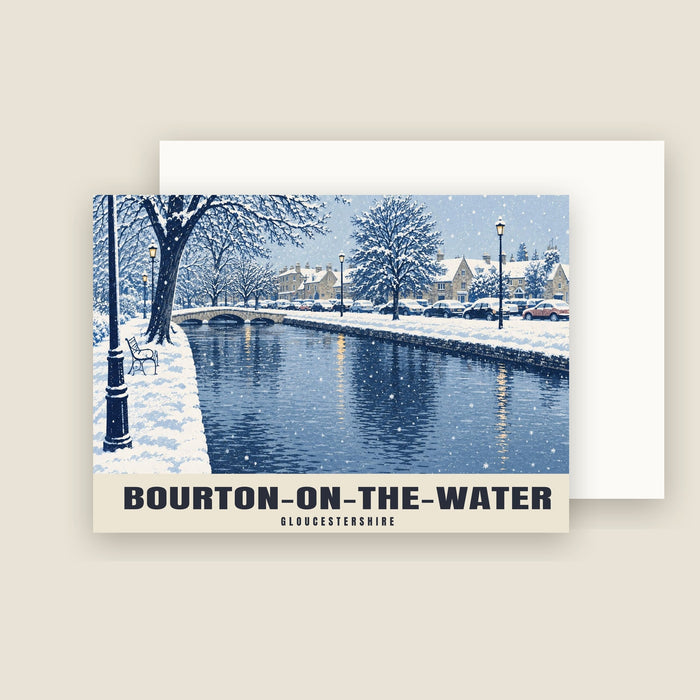 Bourton-on-the-Water Christmas Cards (Pack of 10)