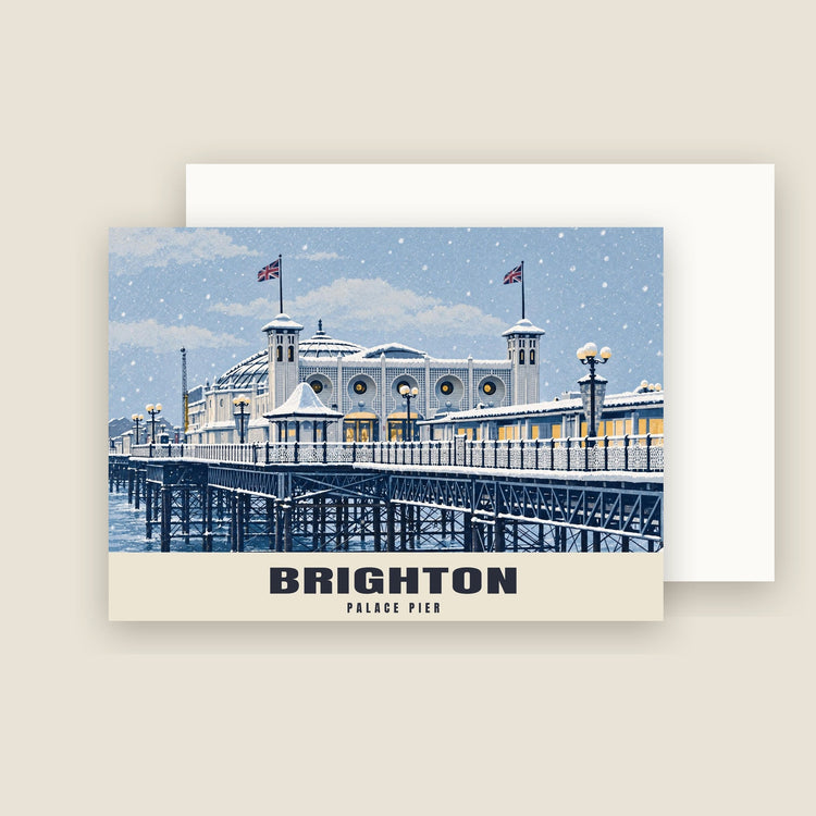 Weihnachtskarten Palace Pier, Brighton (10er-Pack)