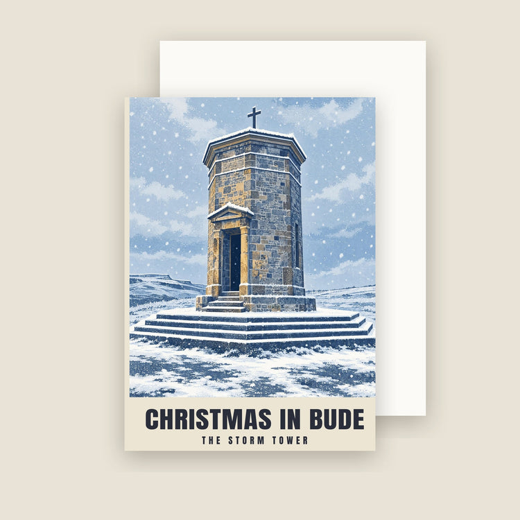 The Storm Tower, Bude Christmas Cards (Pack of 10)