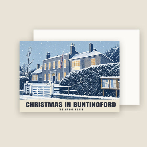 The Manor House, Buntingford Christmas Cards (Pack of 10)
