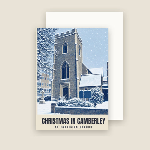 St Tarcisius Church, Camberley Christmas Cards (Pack of 10)