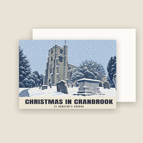 St Dunstan’s Church, Cranbrook Christmas Cards (Pack of 10)