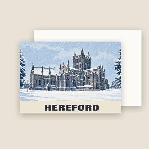 Hereford Christmas Cards (Pack of 10)