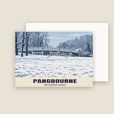 Whitchurch Bridge, Pangbourne Christmas Cards (Pack of 10)
