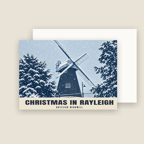 Rayleigh Windmill Christmas Cards (Pack of 10)