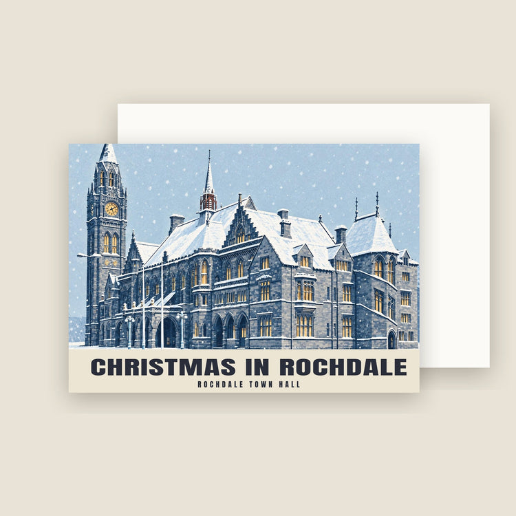 Rochdale Town Hall Christmas Cards (Pack of 10)