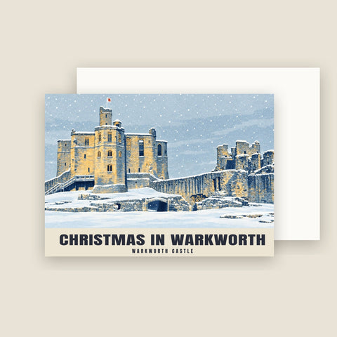 Warkworth Castle Christmas Cards (Pack of 10)