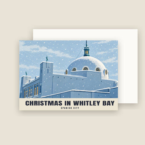 Spanish City, Whitley Bay Christmas Cards (Pack of 10)