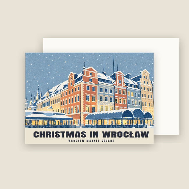 Wrocław Market Square, Wrocław Christmas Cards (Pack of 10)