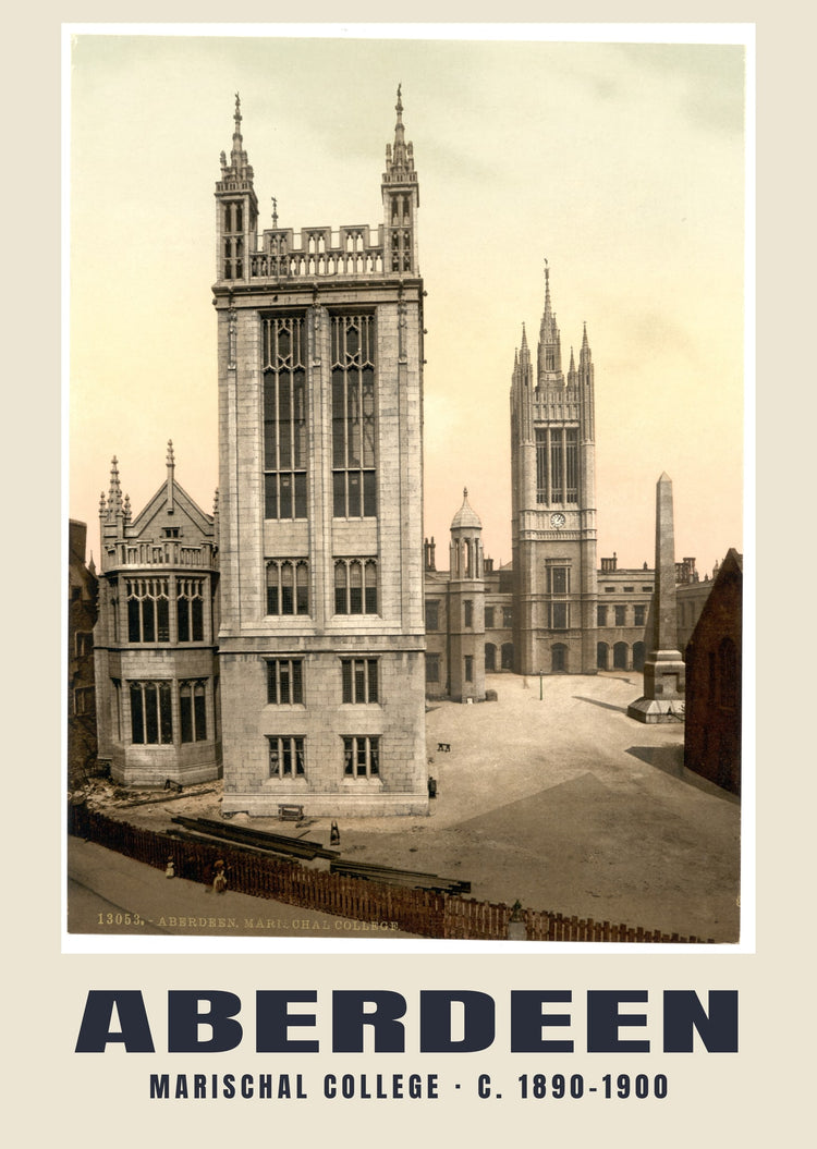 Marischal College, Aberdeen, c. 1890–1900 Heritage Print