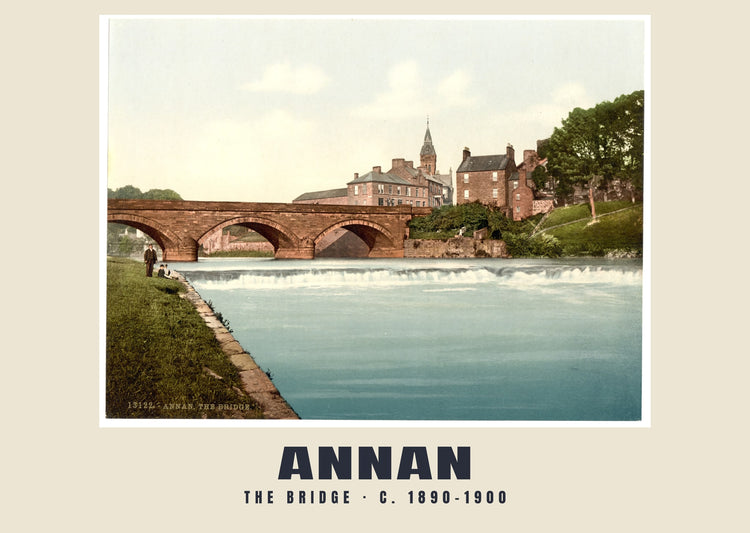 The bridge, Annan, c. 1890–1900 Heritage Print