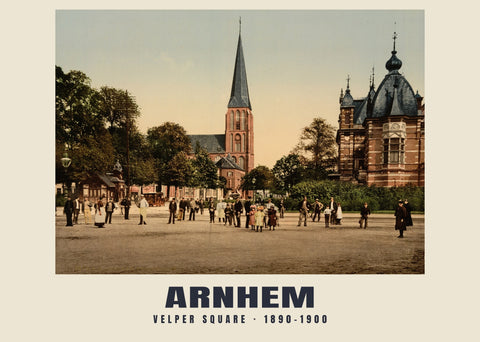 Velperplein, Arnhem — 1890–1900 · Historische fotochroomprint