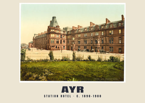 Station Hotel, Ayr, c. 1890-1900 Lámina patrimonial