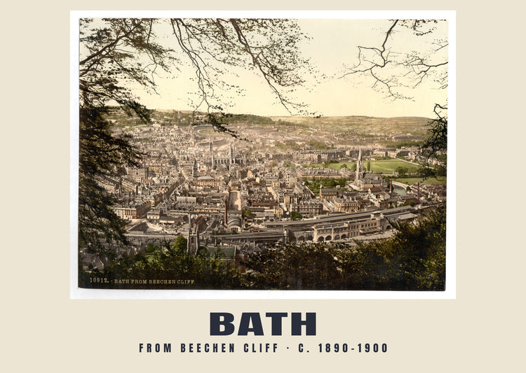 From Beechen Cliff, Bath, c. 1890–1900 Heritage Print