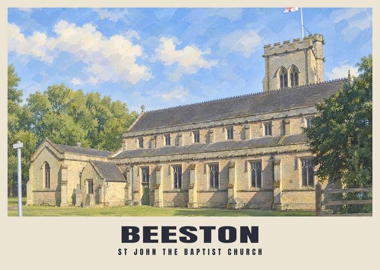 St John the Baptist Church, Beeston Poster