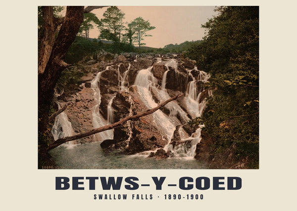 Wodospady Swallow Falls, Betws-y-Coed — 1890–1900