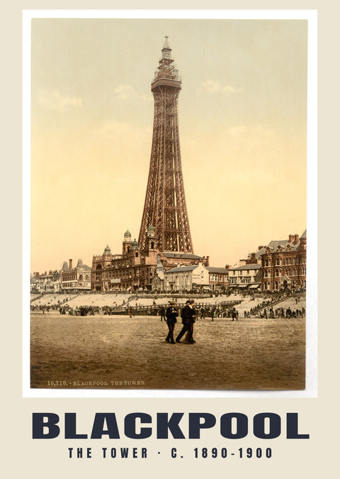 La Torre, Blackpool, 1890–1900 circa, Stampa storica