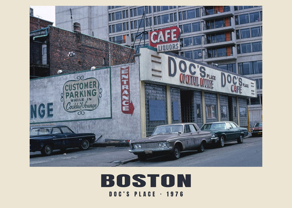 Doc’s Place, Boston — 1976 · Lámina de fotografía histórica