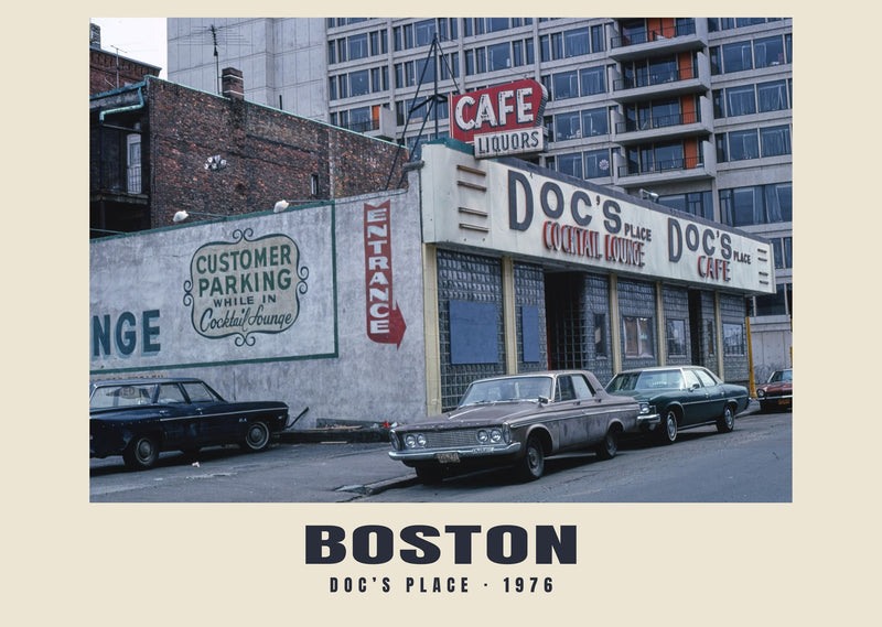 Doc’s Place, Boston — 1976 · Stampa fotografica storica