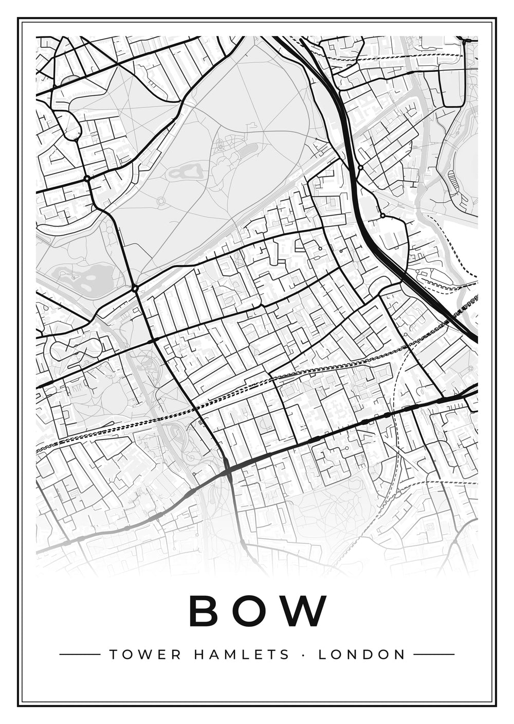 Bow Street Map Poster
