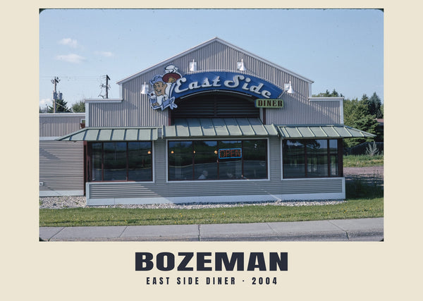 East Side Diner, Bozeman, Montana — 2004 · Historic photograph print