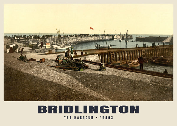 The Harbour, Bridlington, c. 1890–1900 Heritage Print