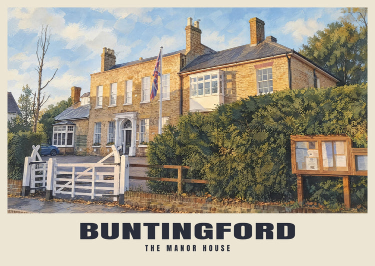 The Manor House, Buntingford Poster