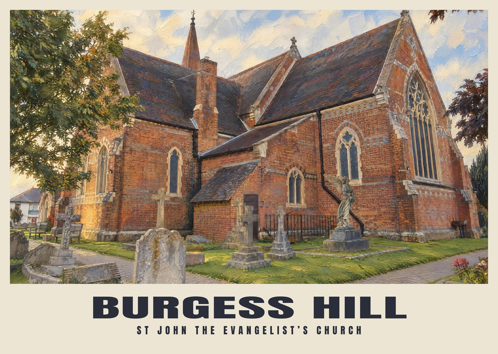 St John the Evangelist’s Church, Burgess Hill Poster