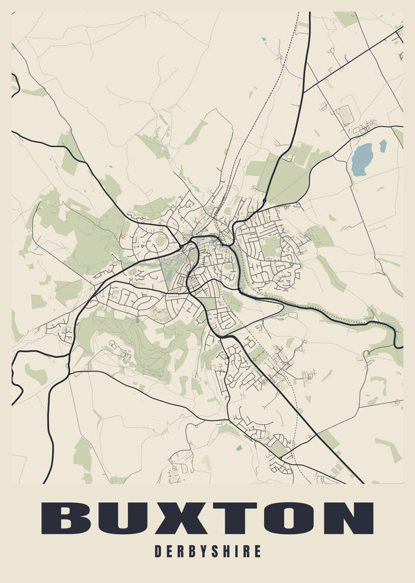 Buxton Street Map Poster