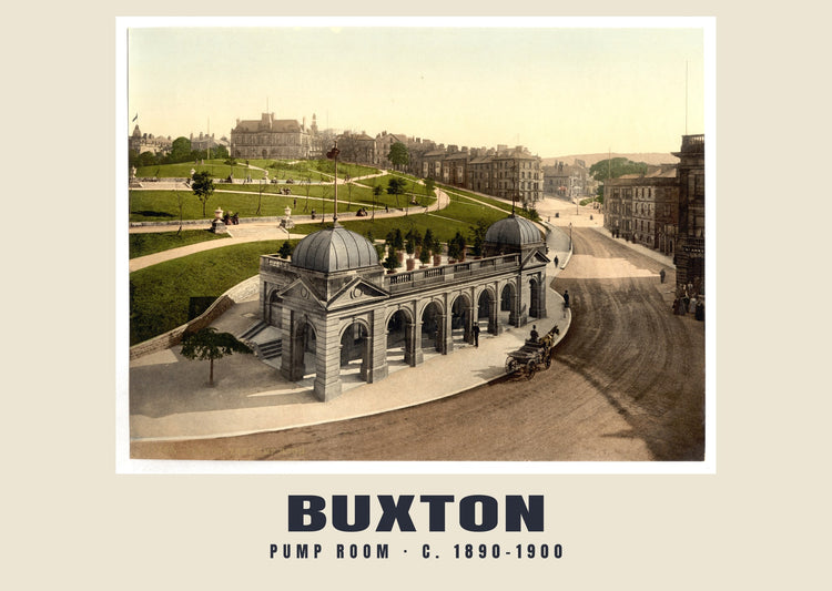 Pump room, Buxton, c. 1890–1900 Heritage Print
