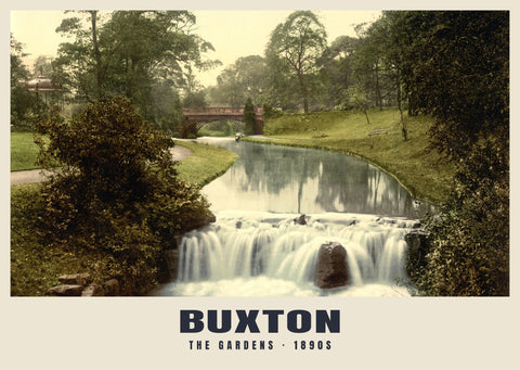 The Gardens, Buxton, c. 1890–1900 Lámina patrimonial