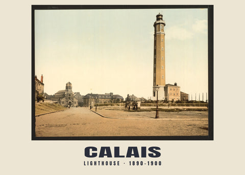 Faro, Calais — 1890–1900 · Stampa fotocromatica d’epoca