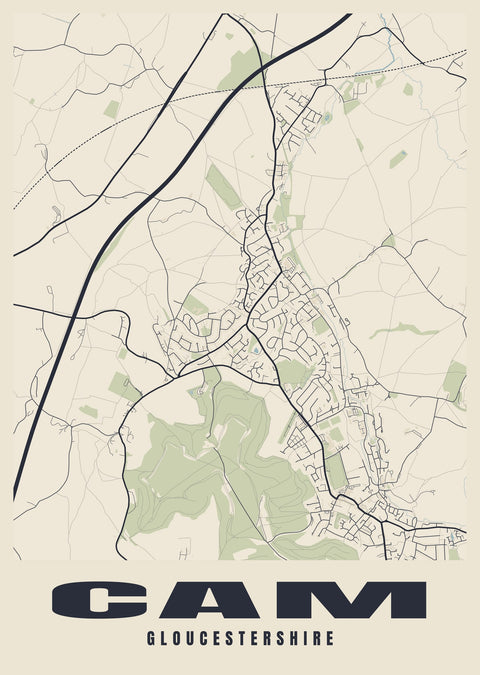 Cam Street Map Poster