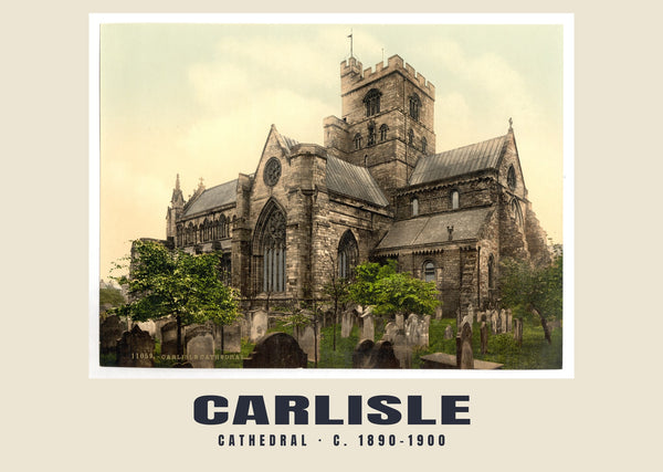 Cathedral, Carlisle, c. 1890–1900 Heritage Print
