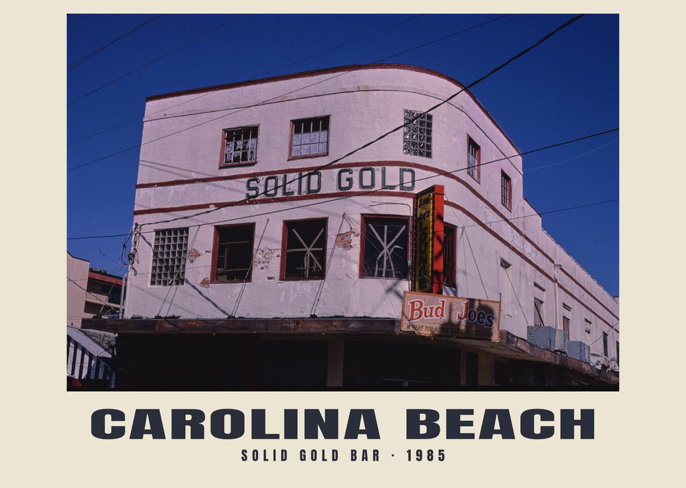 Solid Gold Bar, Carolina Beach, North Carolina — 1985 · Wydruk historycznej fotografii