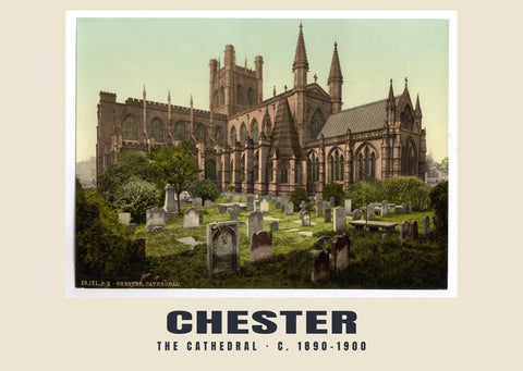 Die Kathedrale, Chester, ca. 1890–1900 Heritage Print
