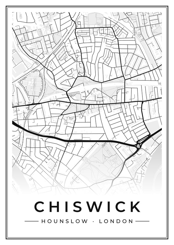 Chiswick Street Map Poster