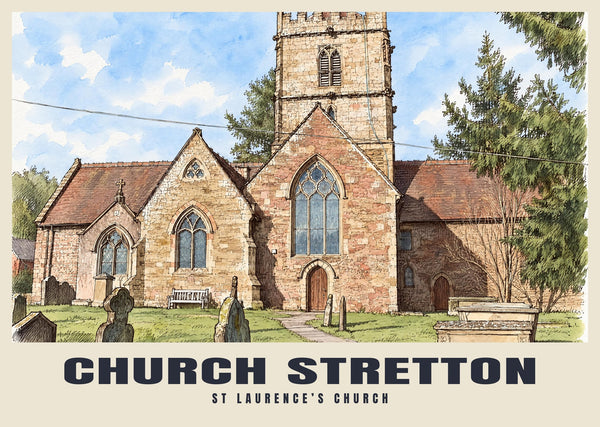 St Laurence’s Church, Church Stretton Poster