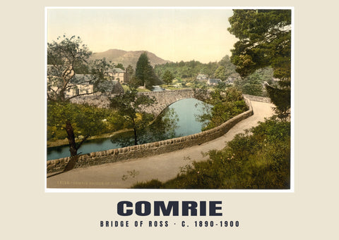 Pont de Ross, Comrie, vers 1890-1900 Impression patrimoniale