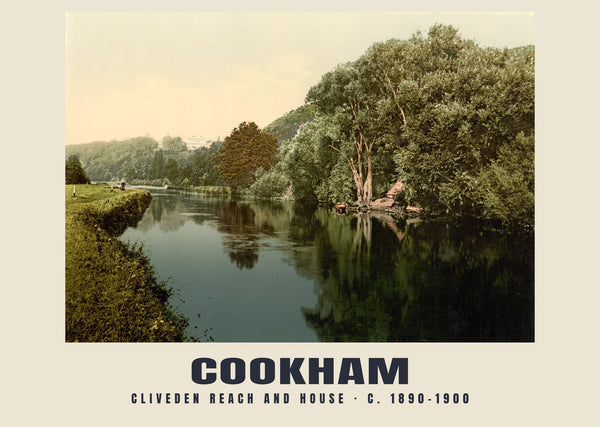 Cliveden Reach and House, Cookham, c. 1890–1900 Heritage Print