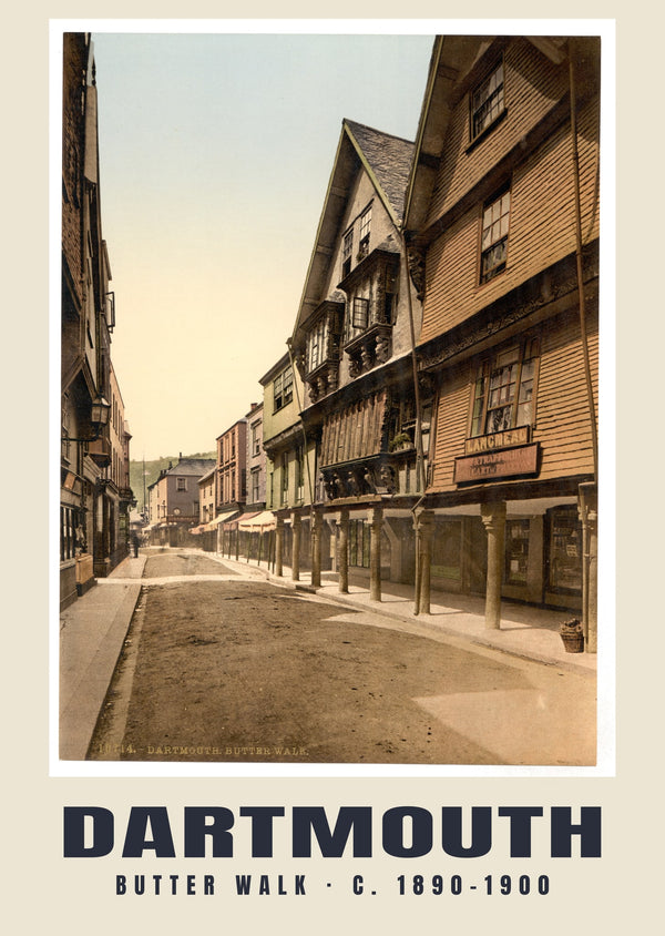 Butter Walk, Dartmouth, c. 1890–1900 Heritage Print