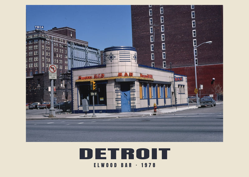 Elwood Bar, Detroit — 1978 · Historischer Fotodruck