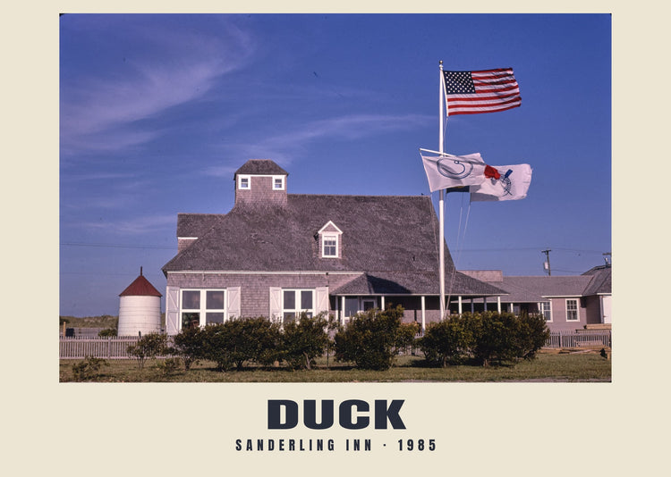 Sanderling Inn, Duck, North Carolina — 1985 · Stampa fotografica storica