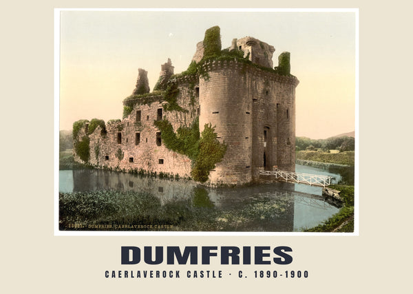 Caerlaverock Castle, Dumfries, c. 1890–1900 Heritage Print