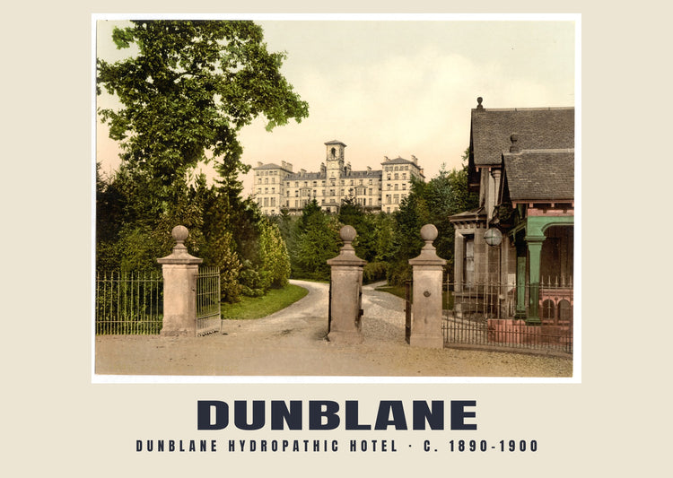 Hotel Dunblane Hydropathic, c. 1890-1900 Impresión patrimonial
