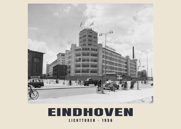 Lichttoren, Eindhoven — 1956 · Wydruk historycznej fotografii