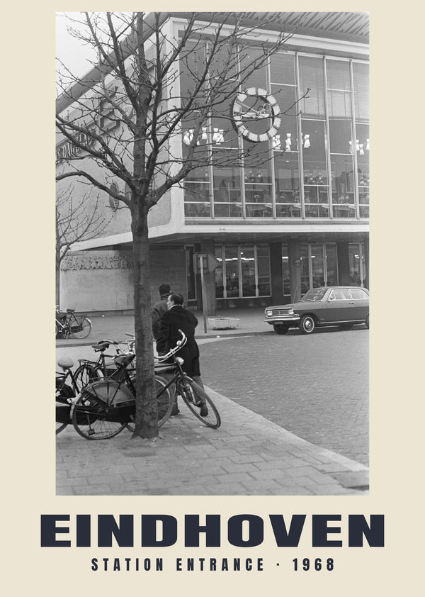 Stationsingang, Eindhoven — 1968 · Historische fotoprint