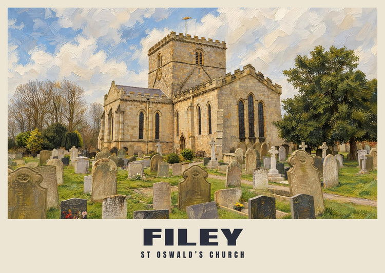 St Oswald’s Church, Filey Poster