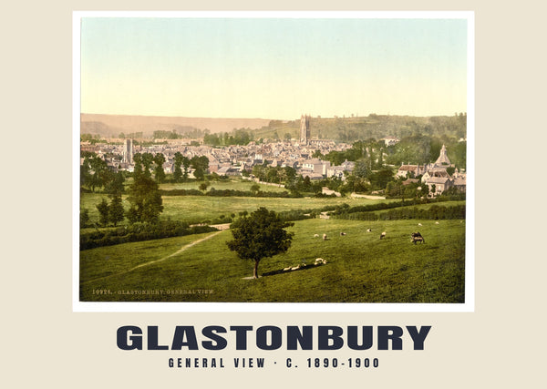 General view, Glastonbury, c. 1890–1900 Heritage Print