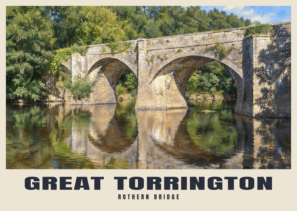 Rothern Bridge, Great Torrington Poster
